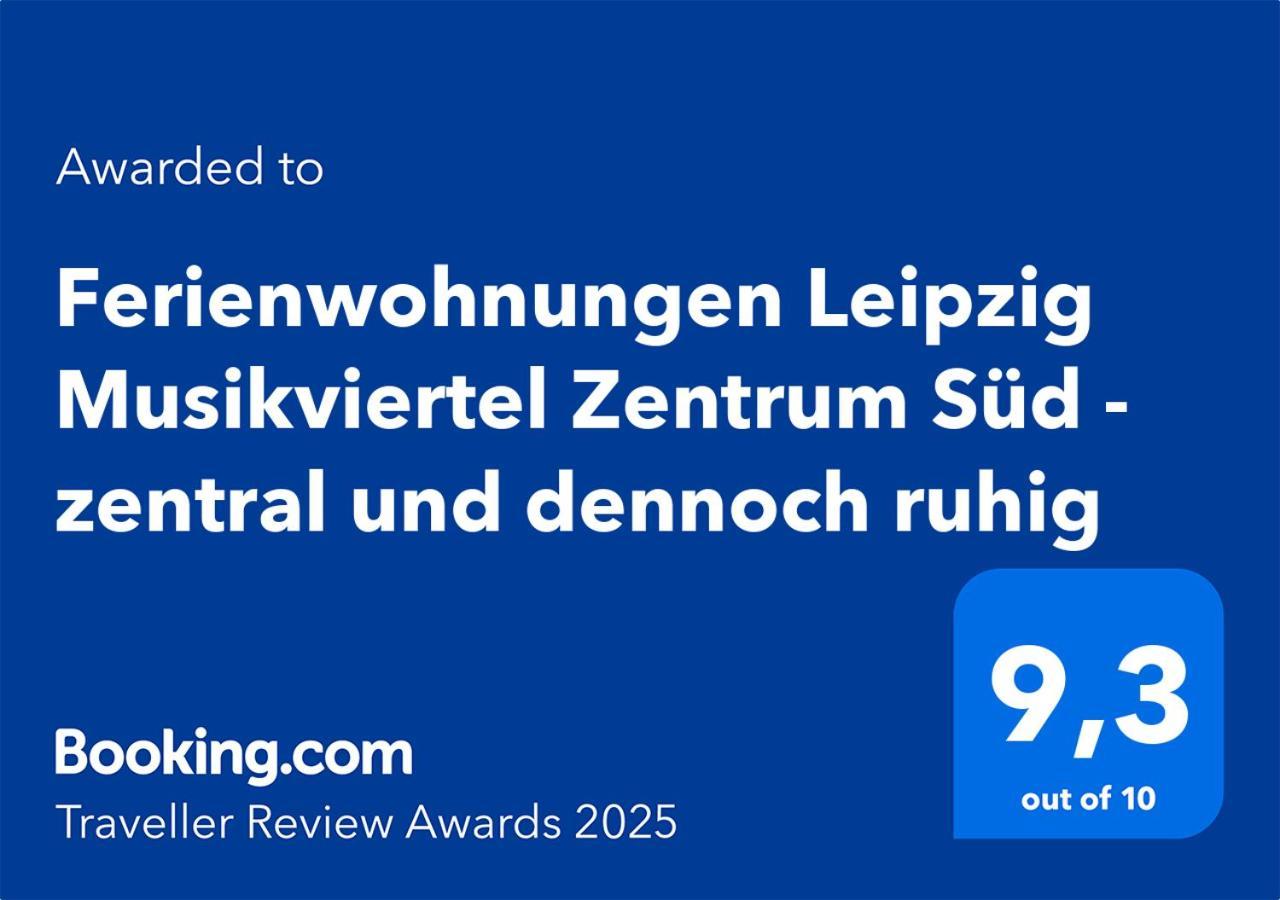 Ferienwohnungen Leipzig Musikviertel Zentrum Sued - Zentral Und Dennoch Ruhig ภายนอก รูปภาพ